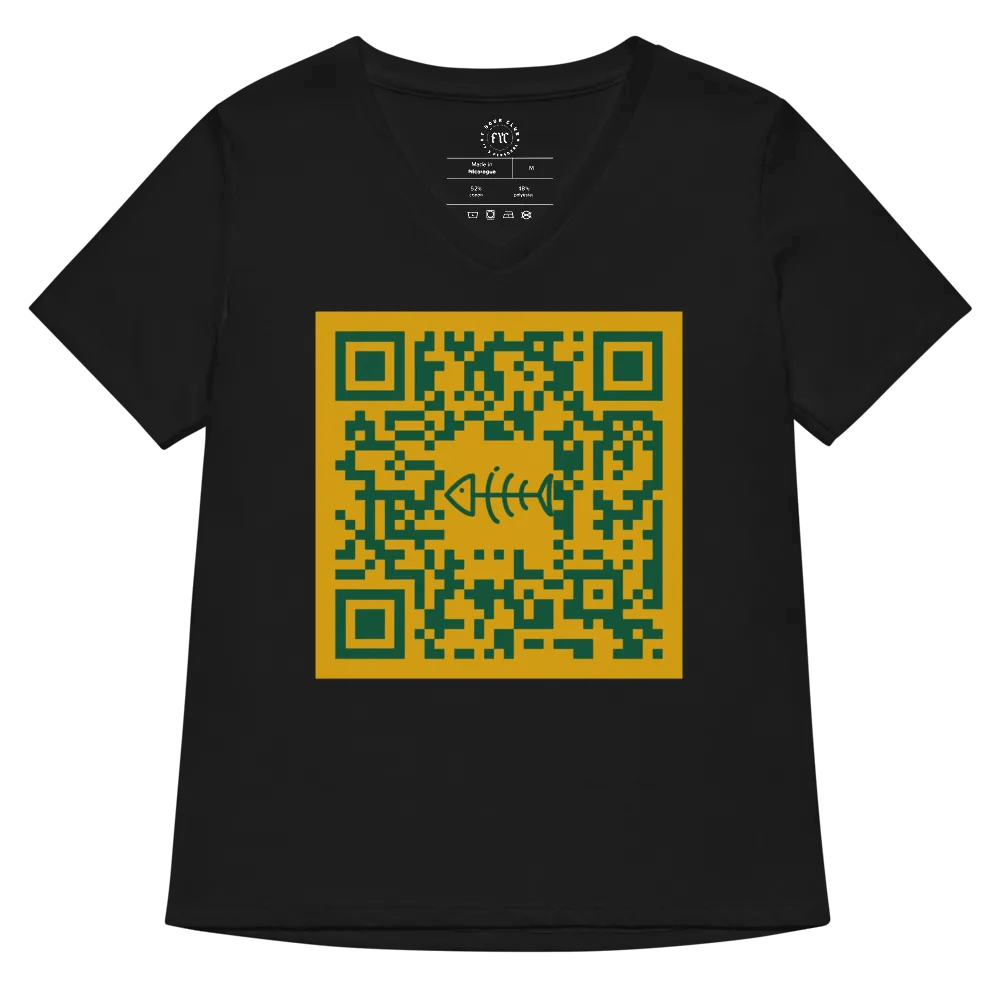 F*Seattle QR code Women's V neck product image (23)