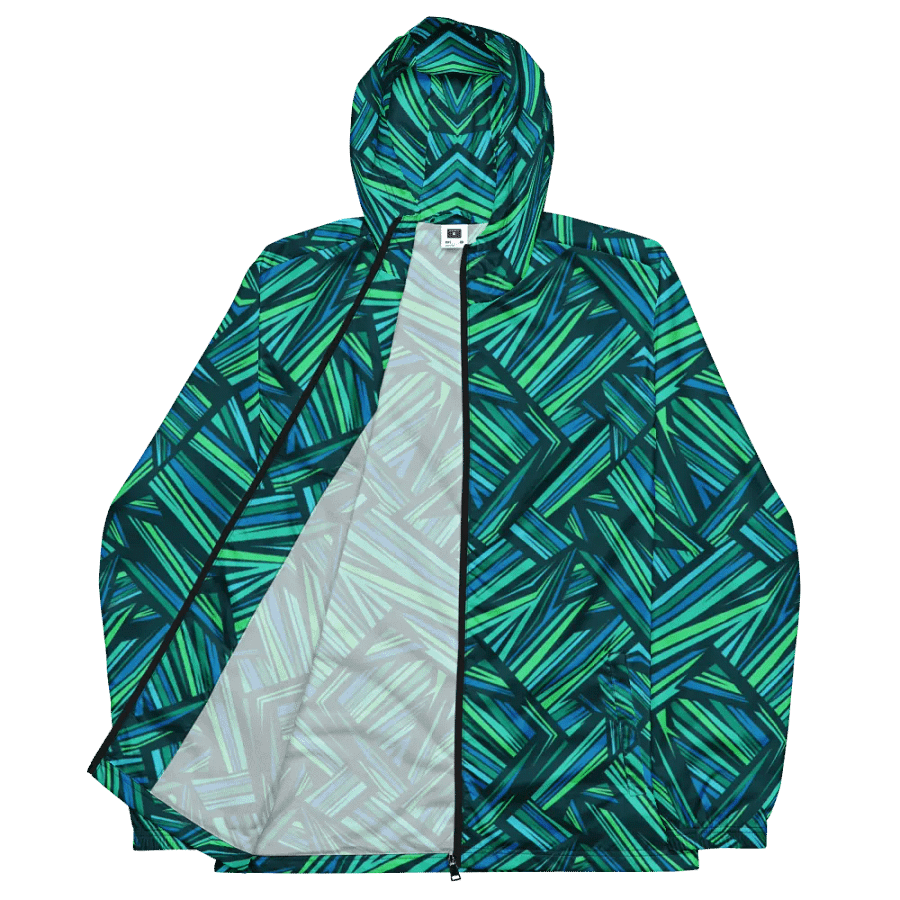 Aqua Angles | Unisex Windbreaker product image (6)