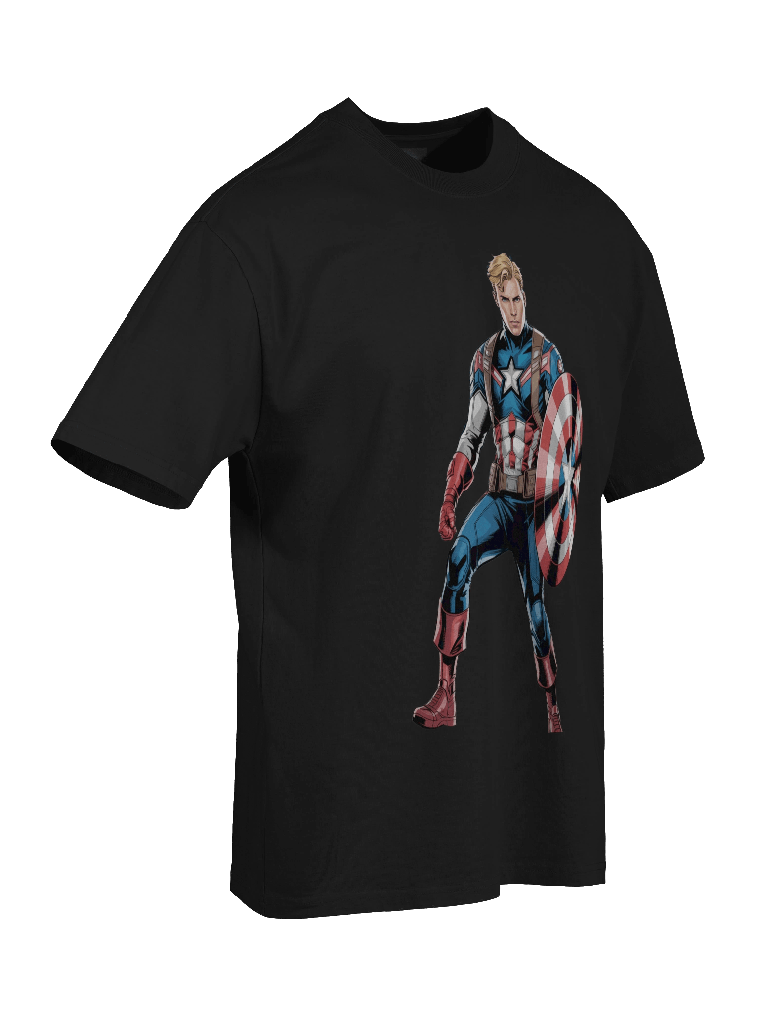 Eclipse Bastion: Captain America Faded Fortress Oversized T-Shirt product image (8)