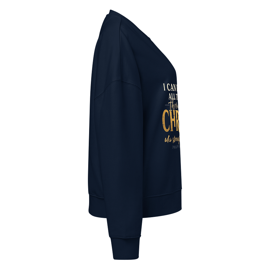 Philippians 4:13 Glittery Quote Sweatshirt product image (4)