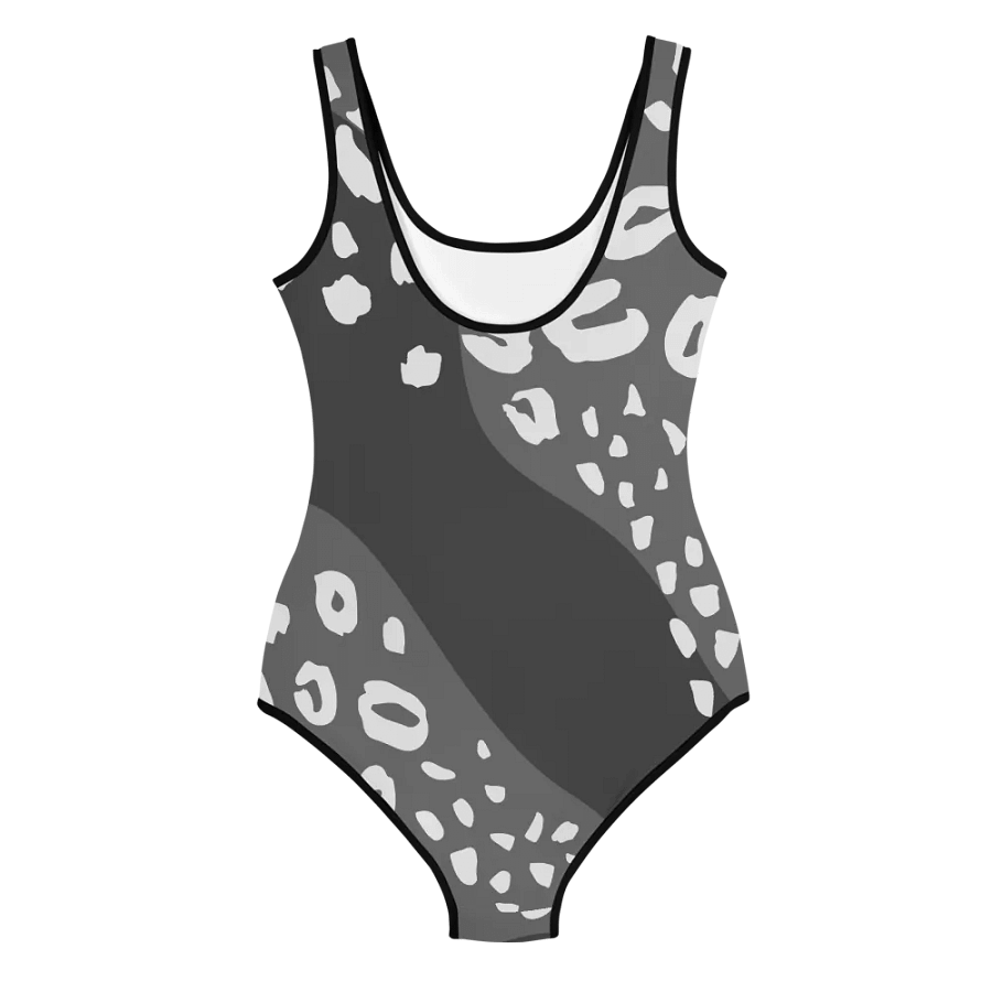 Grey Leopard Youth Swimsuit product image (2)