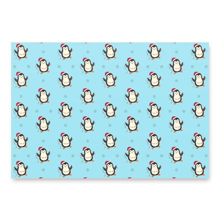 Penguin Party Wrapping Paper Set product image (4)