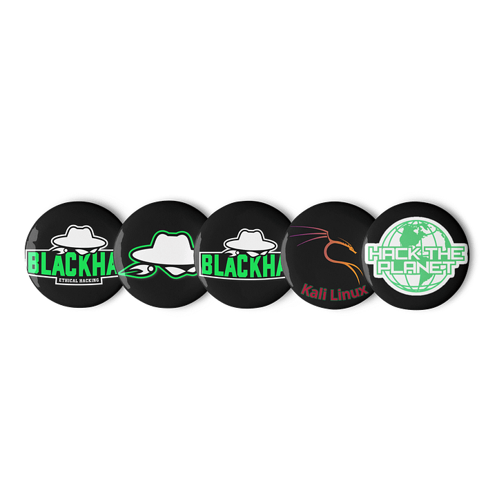 Red Team Essentials – Hacker Pin Pack (Set of 5) product image (1)