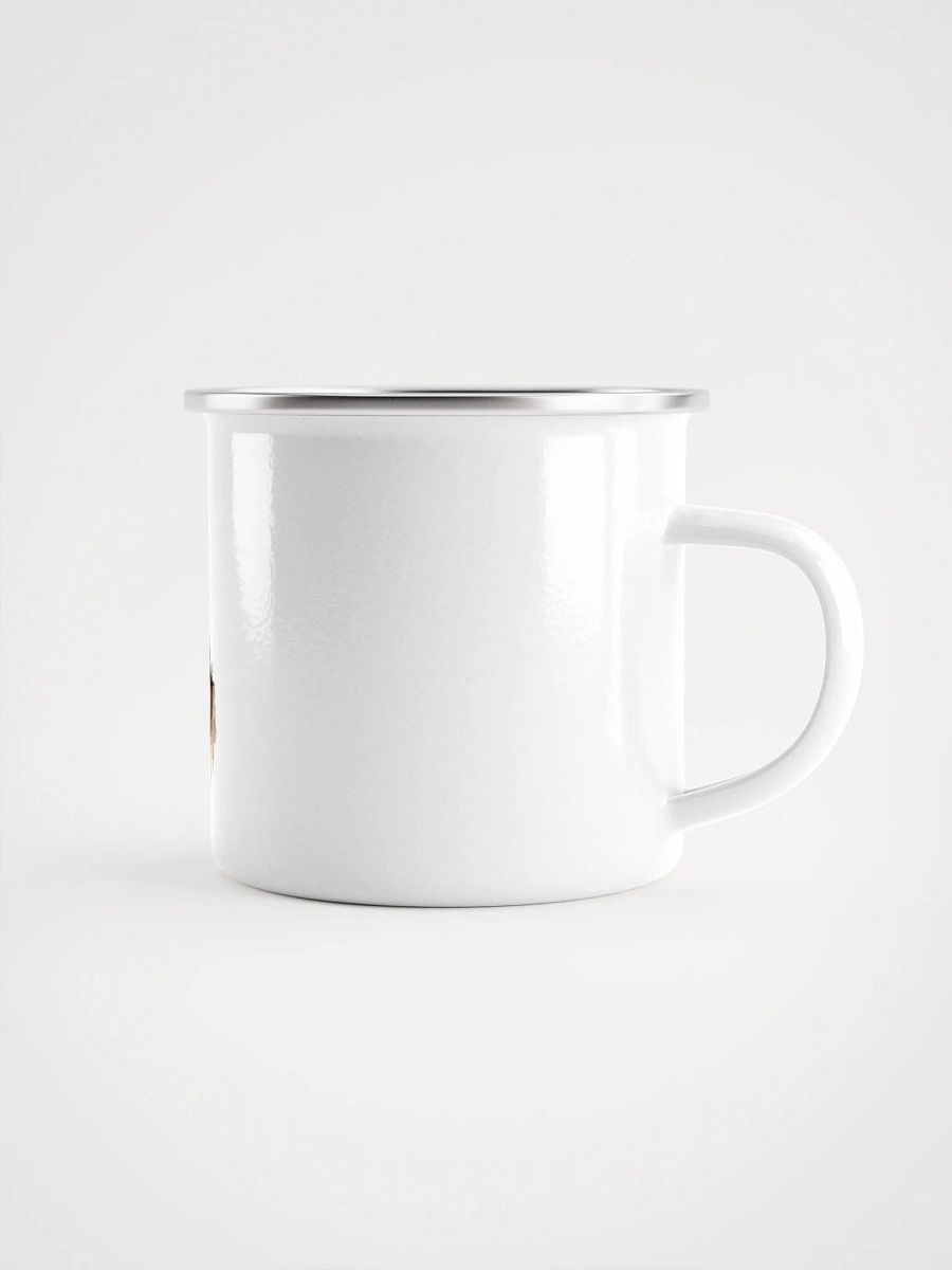 Whiskered Wanderlust Enamel Mug product image (3)