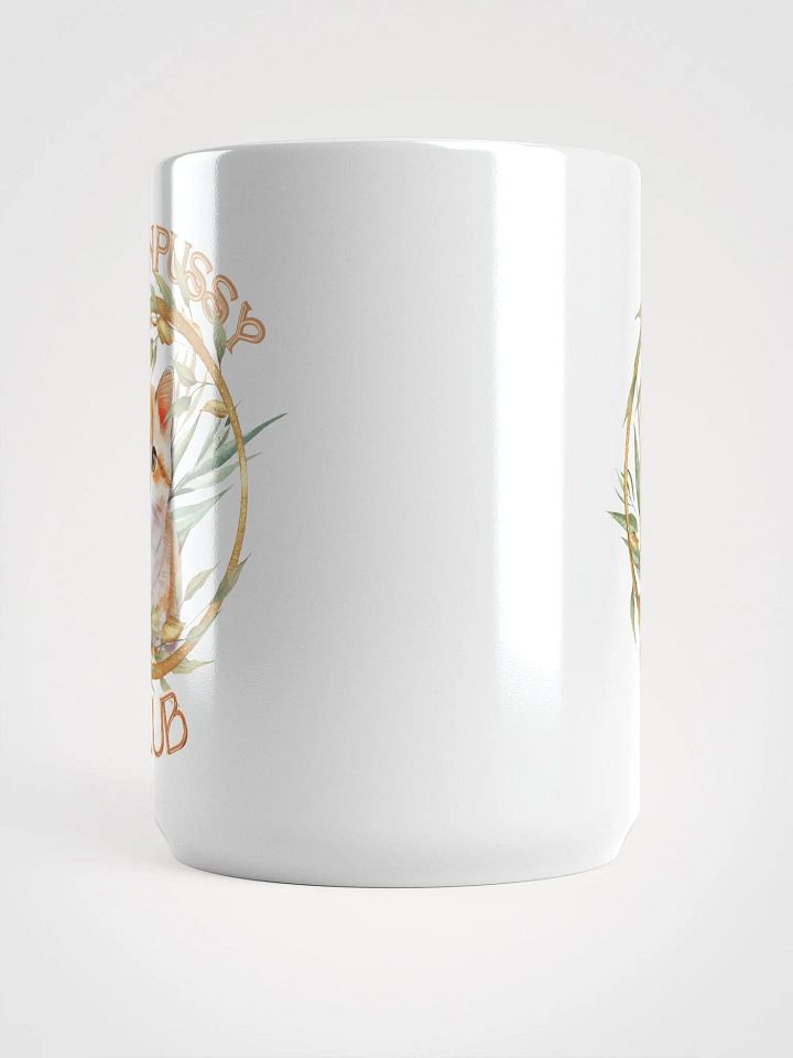GOLDEN PUSSY CLUB white glossy mug product image (2)