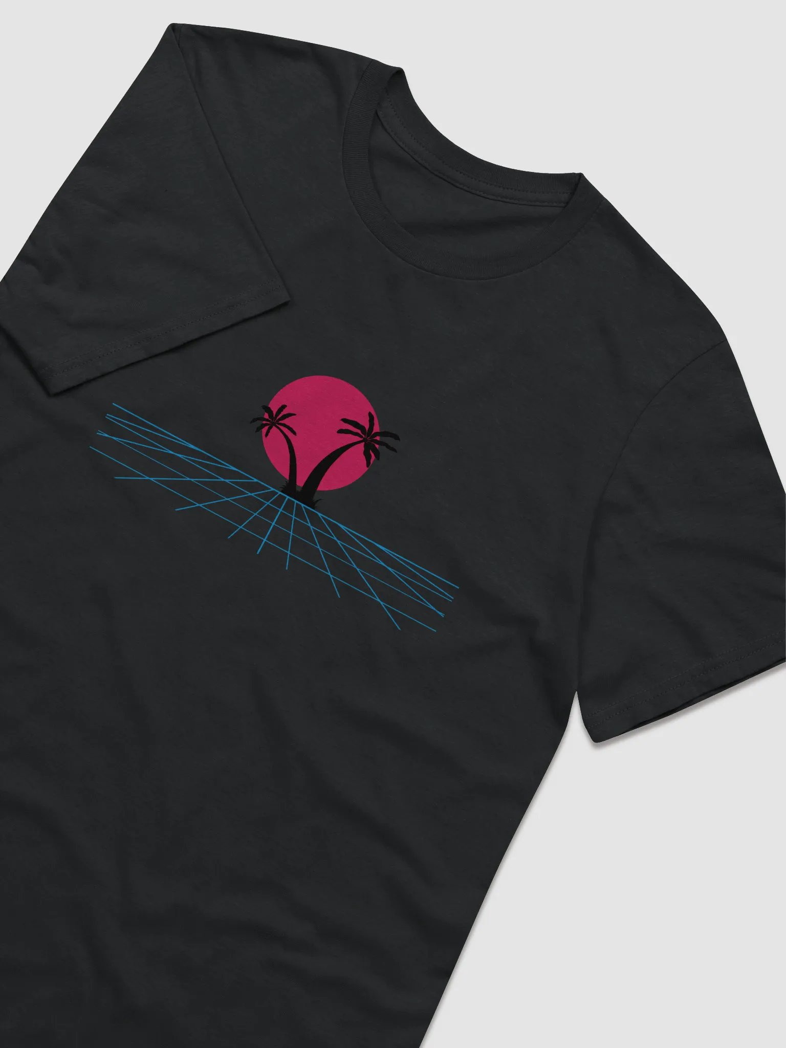 Retro Sunset Palm Trees T-Shirt product image (5)
