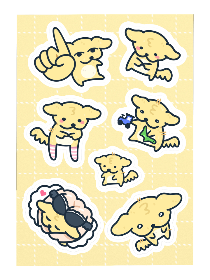 Suni Sticker Sheet product image (1)