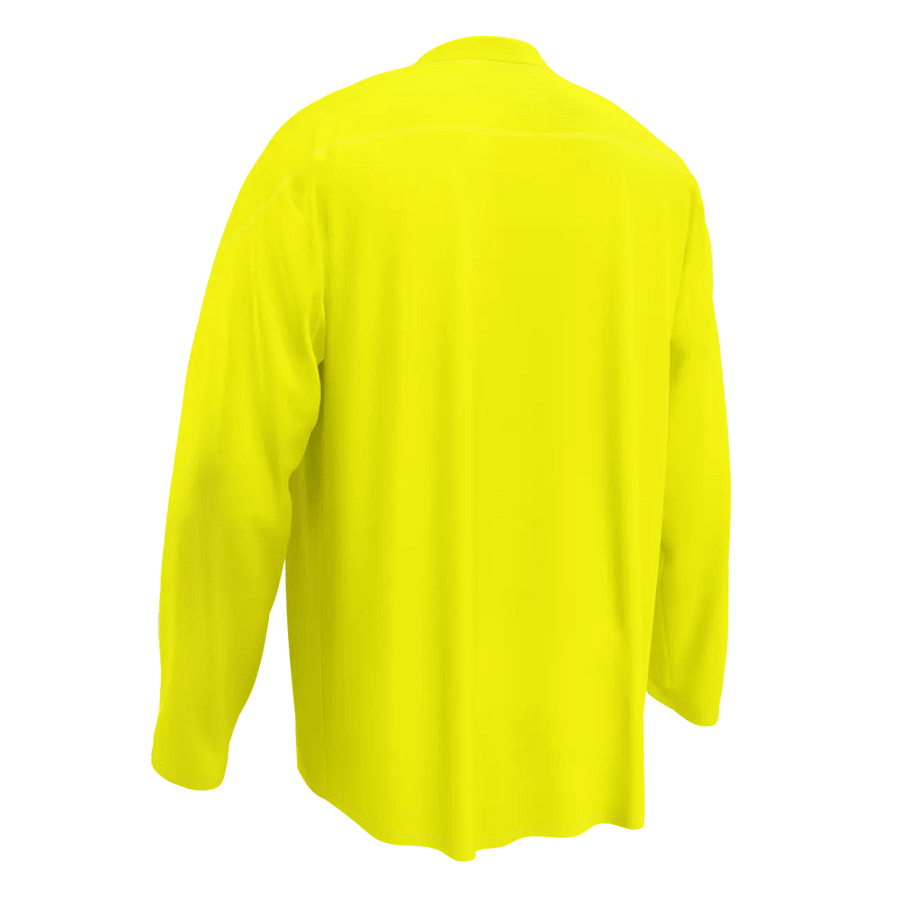 Plain Color Yellow Hockey Fan Jersey product image (3)
