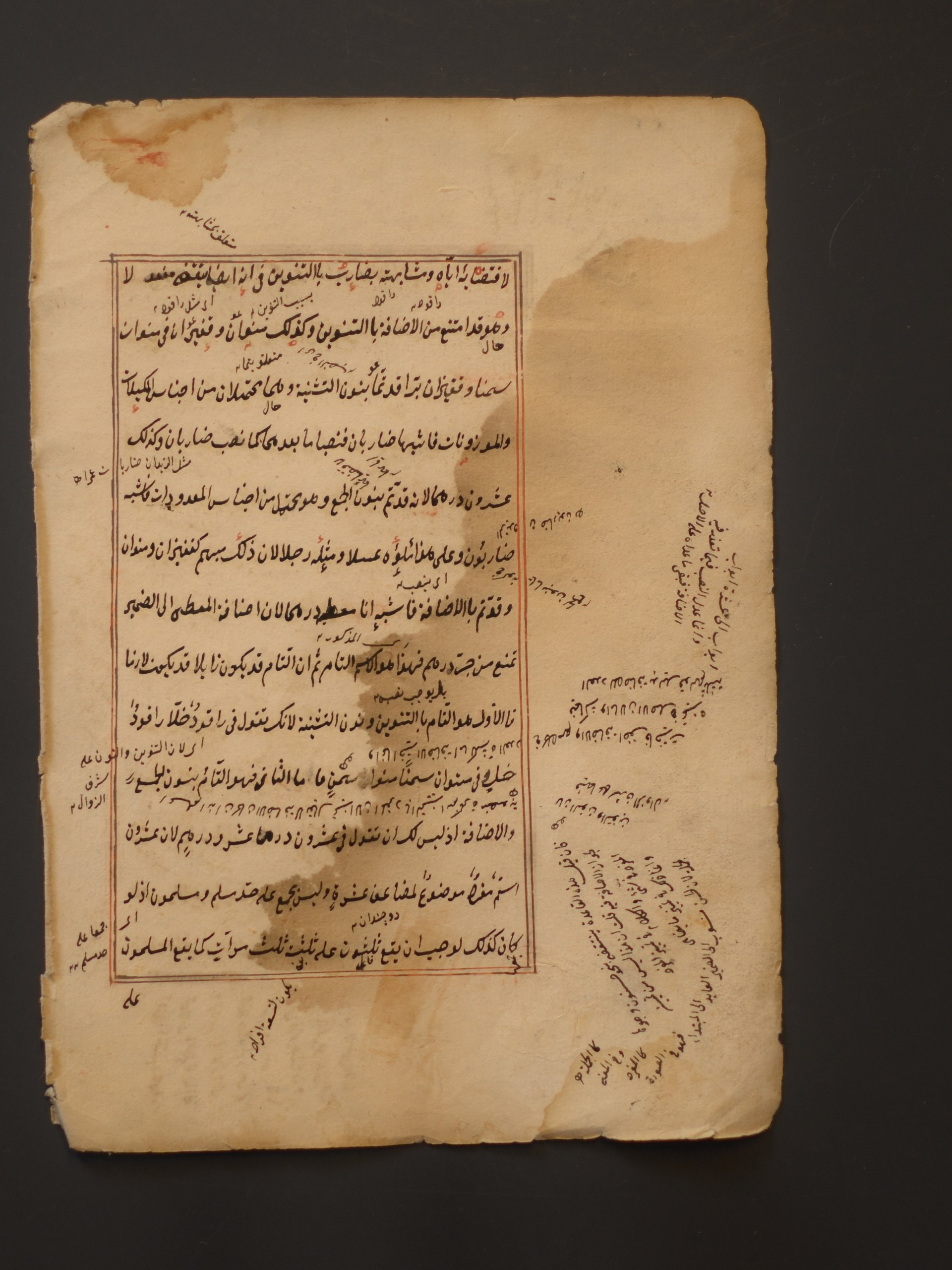 من مخطوط في علم الكلام أو البلاغة (1) القرن الثامن عشر product image (2)