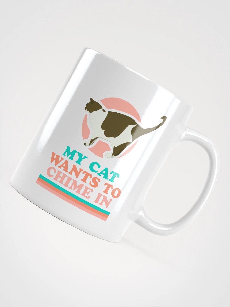 Cat Chime - White Mug product image (7)