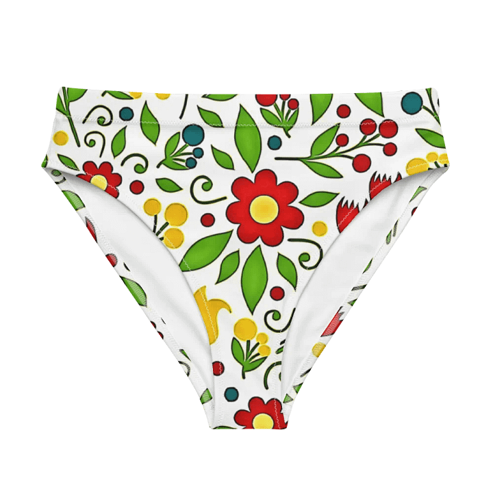 Symmetrical Garden High Waisted Bikini Bottom product image (1)