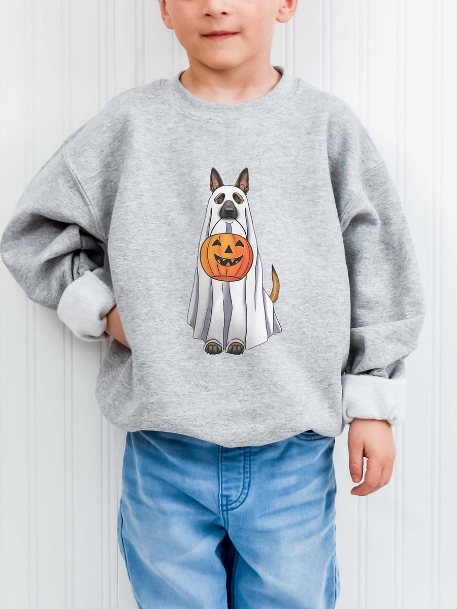 Halloween Belgian Malinois Youth Sweatshirt product image (1)