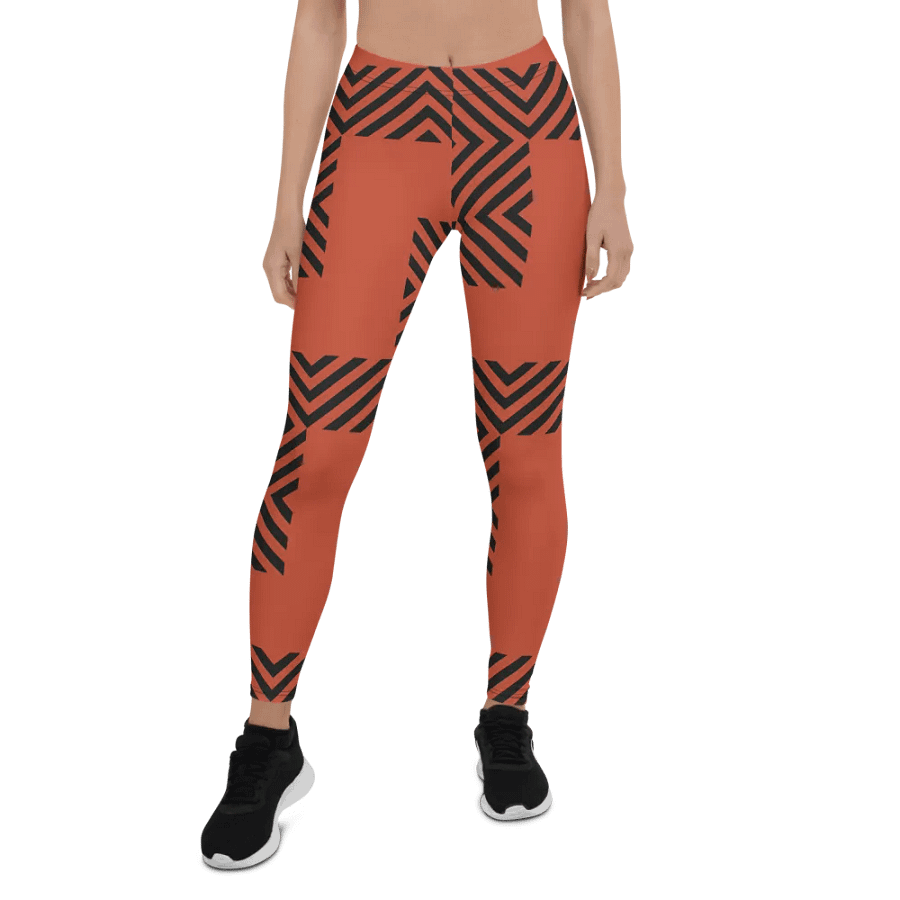 Chevron Chic All-Over Print Leggings product image (1)