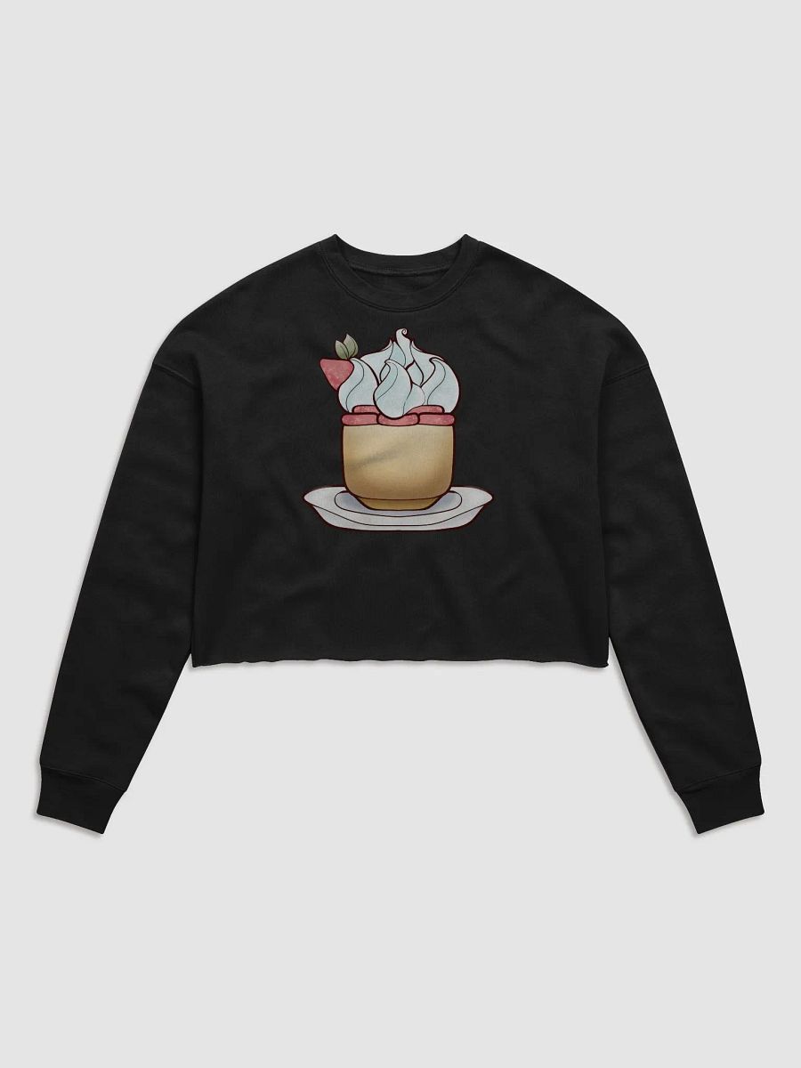 Strawberry Shortcake Fleece Sweat Shirt Crop Top product image (1)