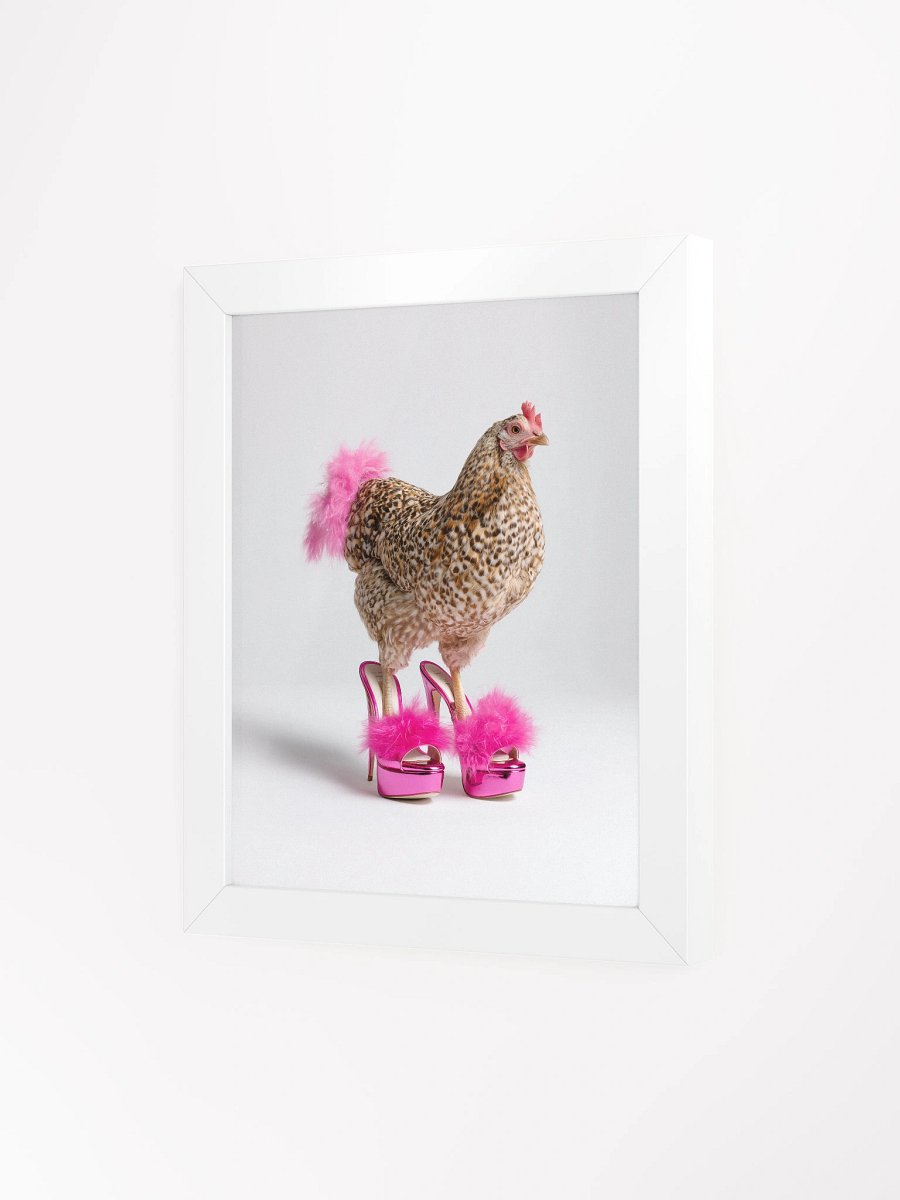 Glam Chicken - Framed High-Quality Matte Poster product image (3)