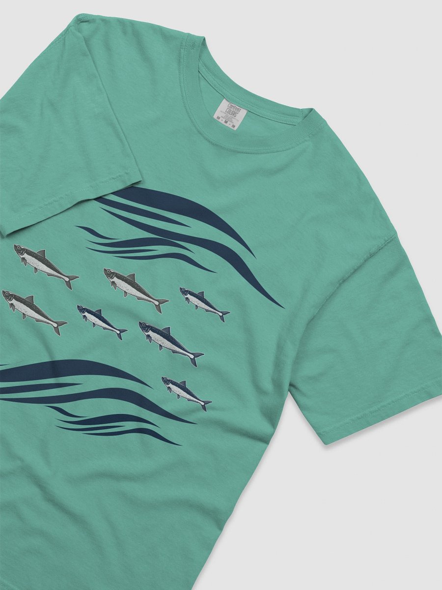 Sardines In Waves Heavyweight 100% Cotton T-Shirt product image (5)