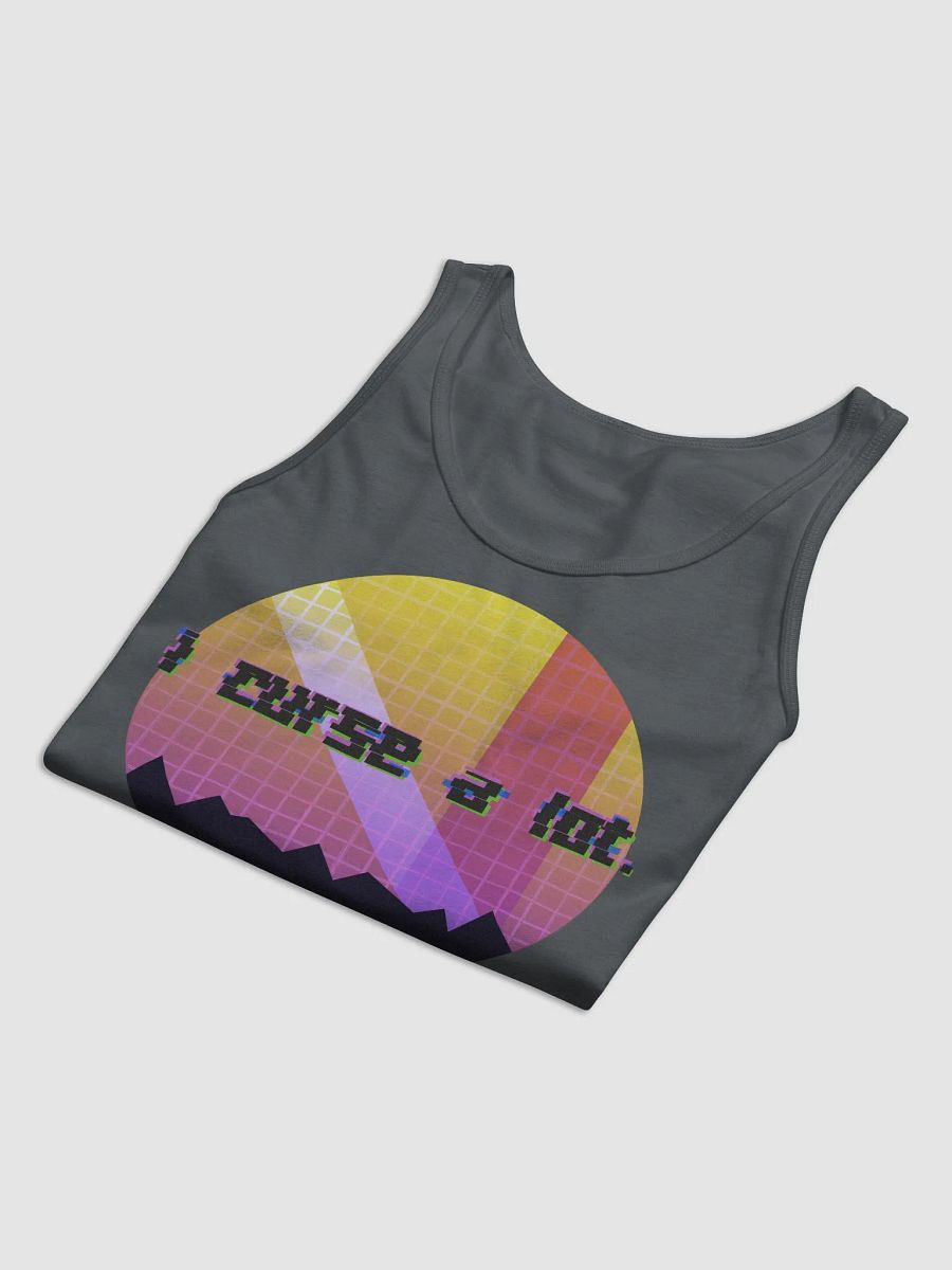 i curse a lot. Vaporwave Unisex Tank Top product image (17)