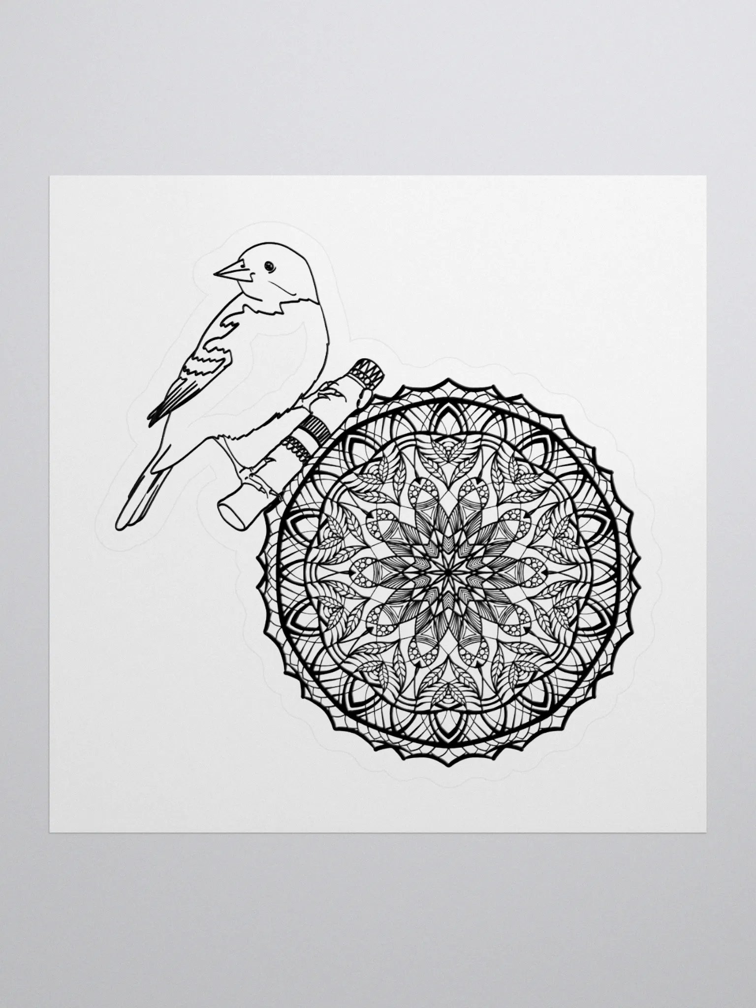 Symmetrical Serenity Mandala Stickers product image (3)