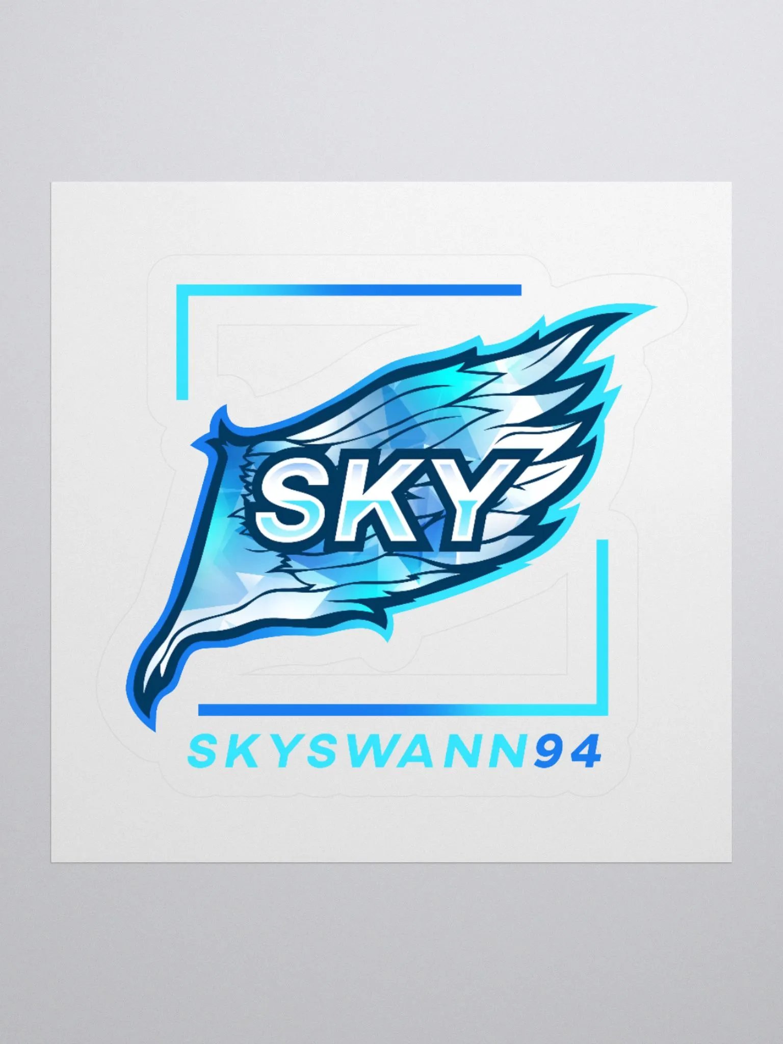 Blue SS94 Logo Sticker product image (2)