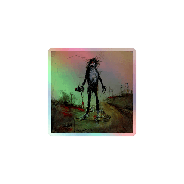 Ethereal Nightmares Holographic Sticker Sheet product image (1)
