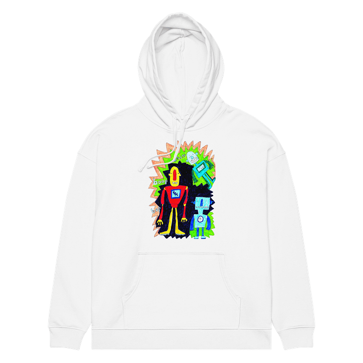 Whimsical Robot Trio Hoodie product image (1)