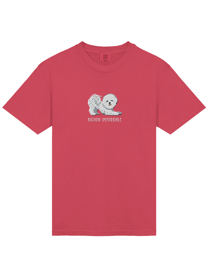 Bichon Impossible T-Shirt(Embroidered) of a Bichon Frise product image (264)