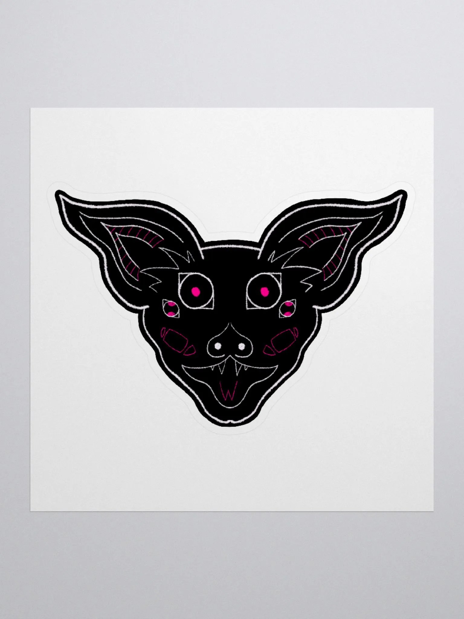 Bat - Drawtober 2023 Sticker product image (1)