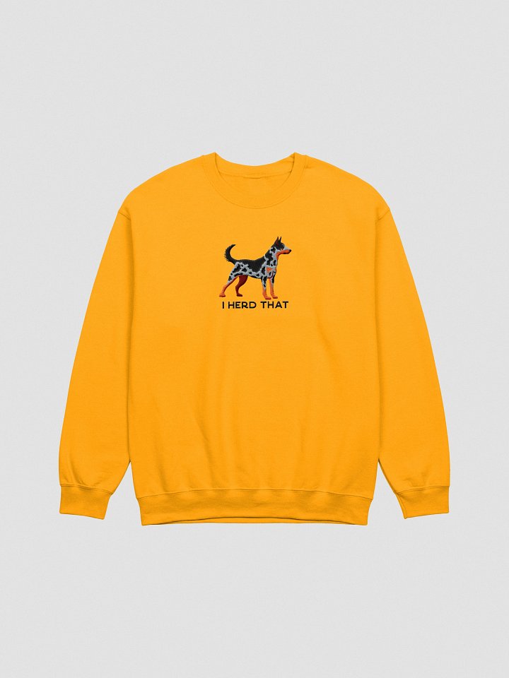 I Herd That Sweatshirt (Embroidered) of a Beauceron(Harlequin, Cropped Ears) product image (10)