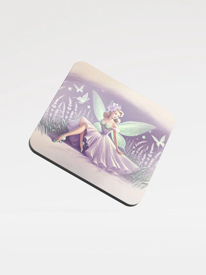 Lavender Fairy Magical Cork Coaster product image (1)