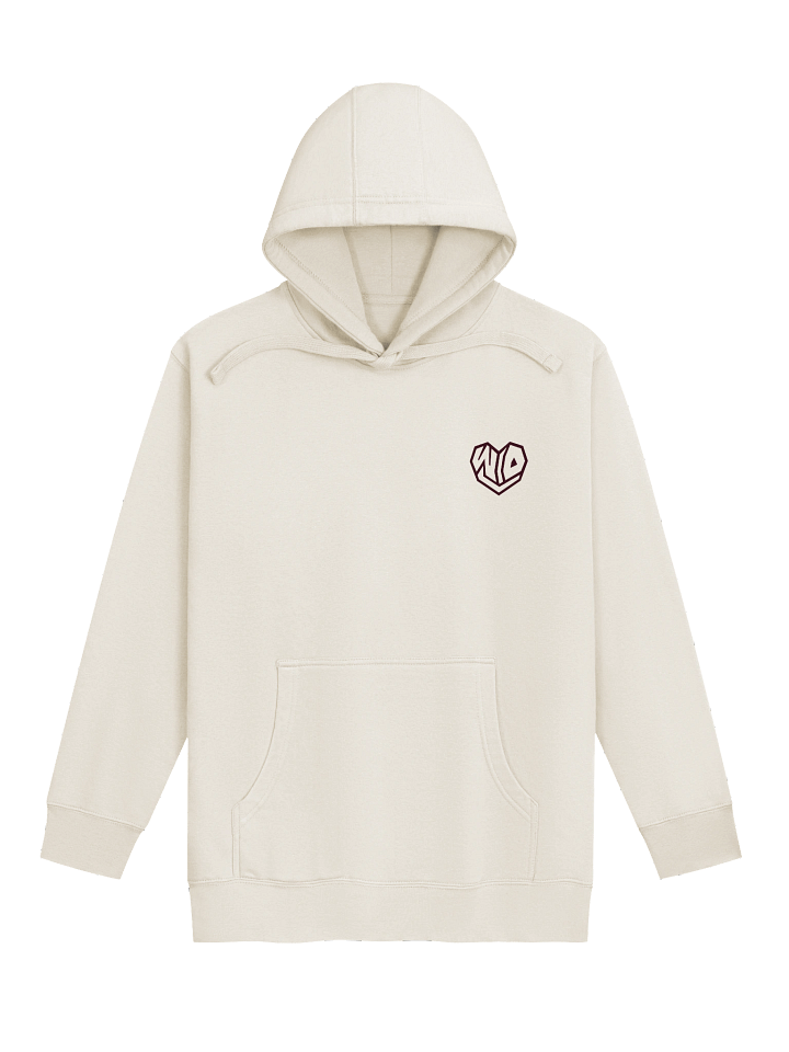 W/O U Maroon/Bone Hoodie product image (1)