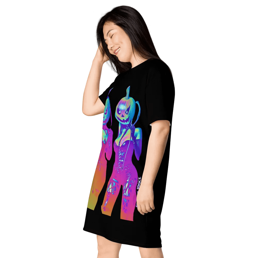 Women's Rainbow Freaky T-Shirt Dress product image (3)