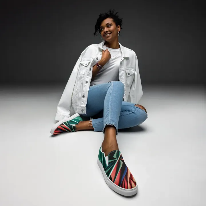 TDS Music Chromatic Harmony Women's Slip-On Canvas Shoes product image (1)