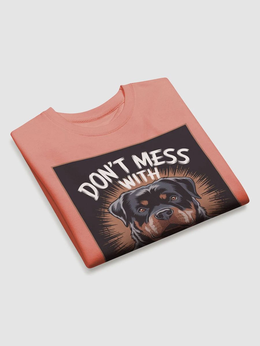 "DON'T MESS WITH MY BODYGUARD" premium cotton sweatshirt product image (3)