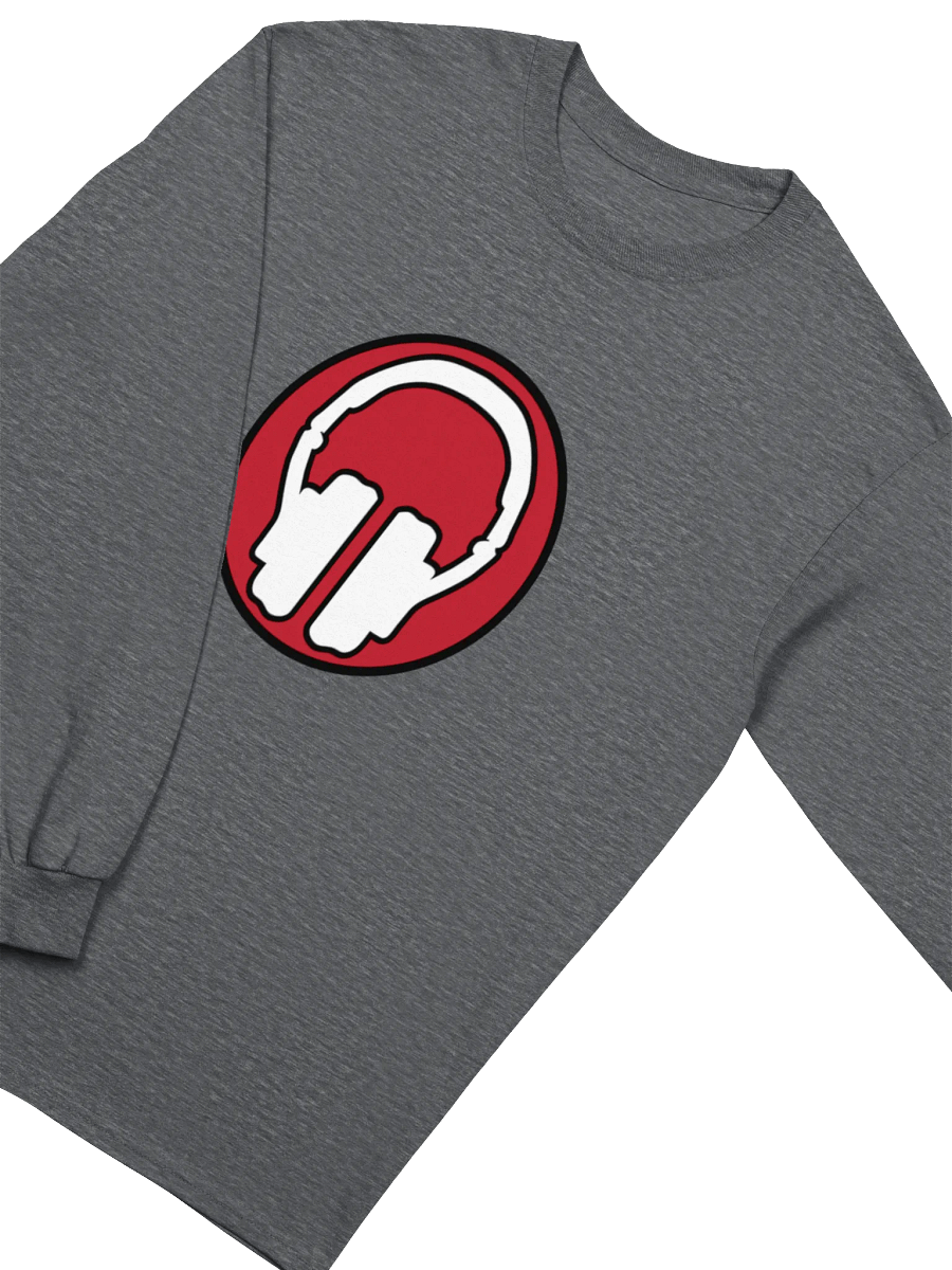 Headphones Gildan Ultra Cotton Long Sleeve T-Shirt product image (3)