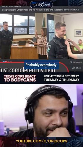 DA was wrong for this one. TEXAS COPS react to 19 year old rookie officer making a felony arrest. 

#cops #police #lawenforce...