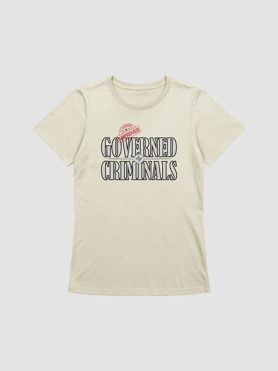 Governed By Criminals - U.S. Approved - Bella+Canvas Women's Supersoft Relaxed-fit T-Shirt product image (1)
