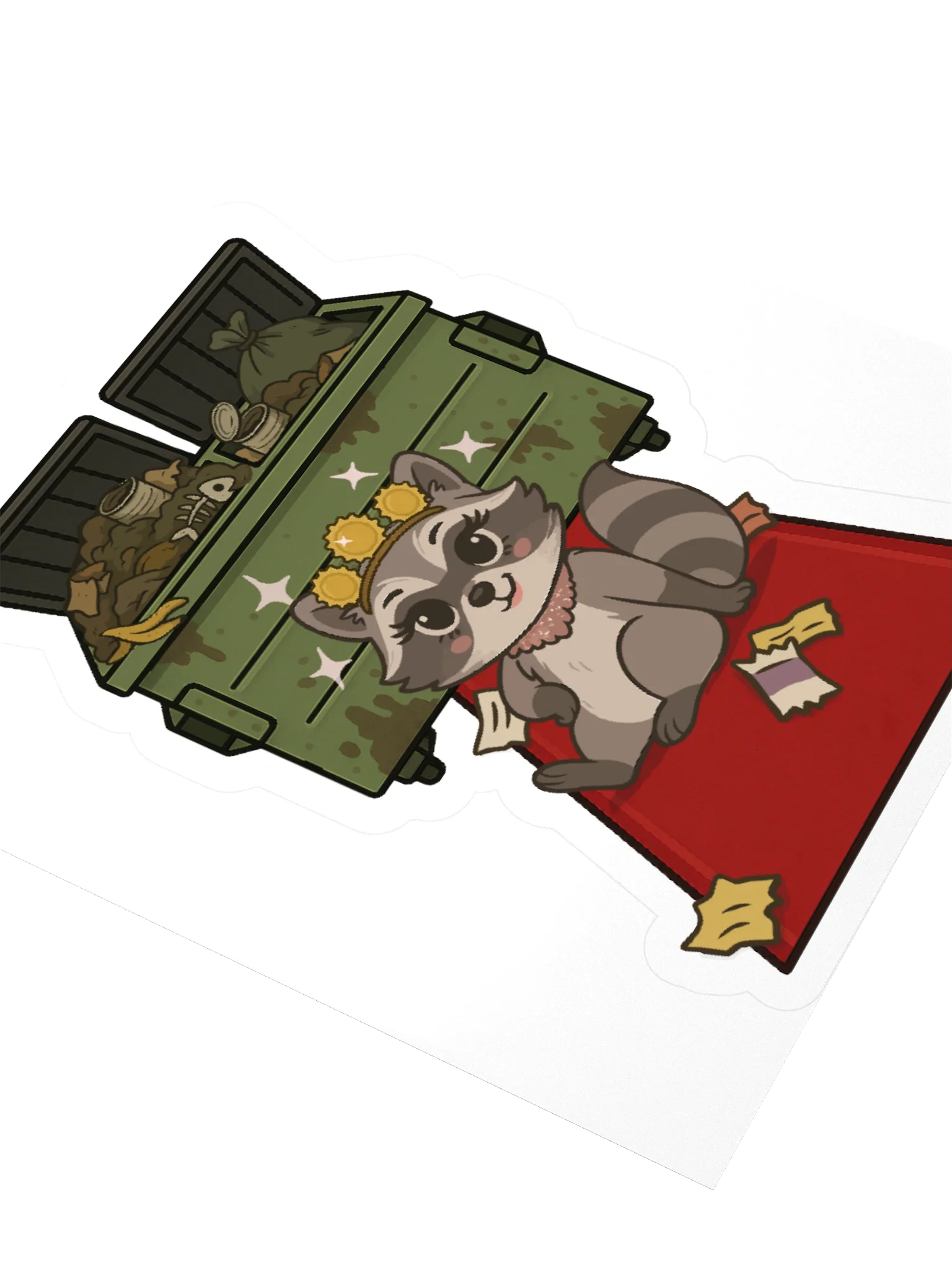 Dina the Dumpster Diva Sticker product image (3)