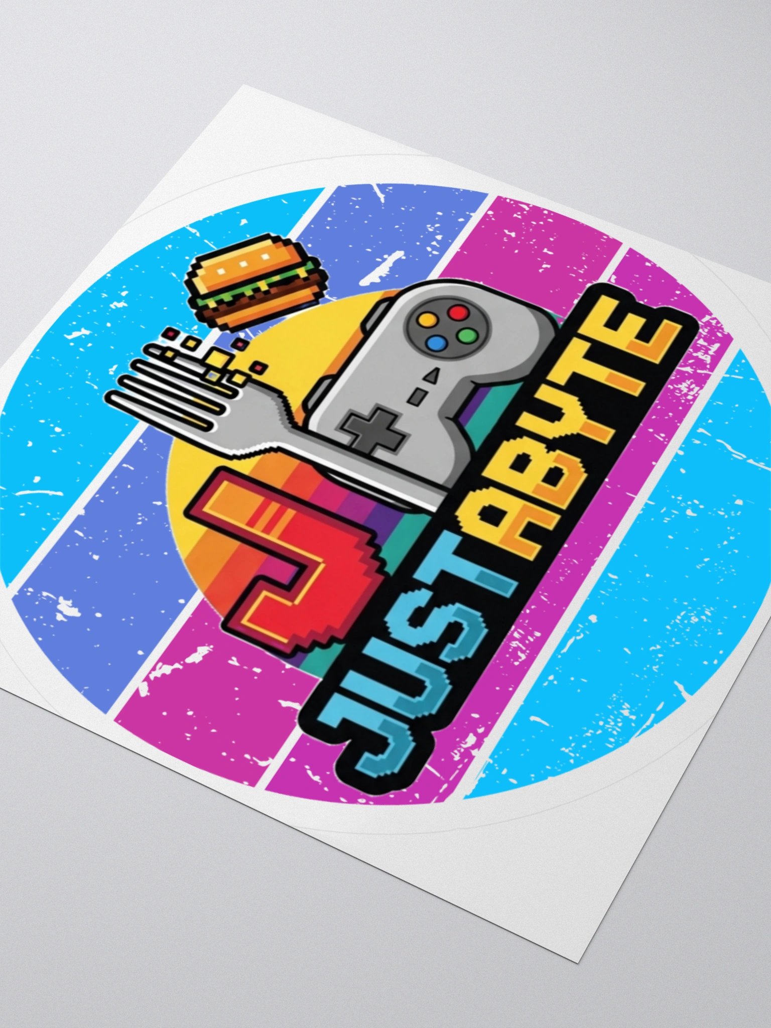 Just A Byte Kiss Cut Sticker product image (3)