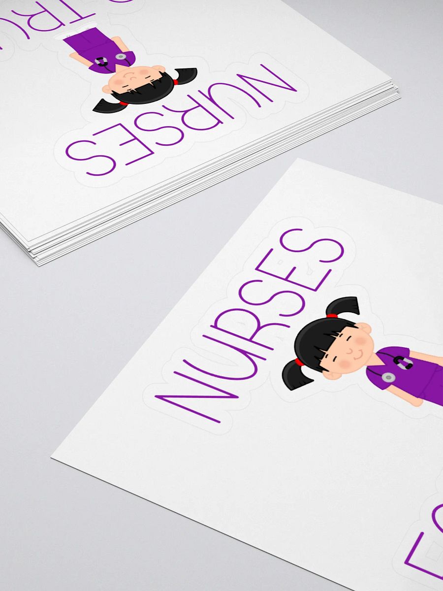 Nurses For Trump (F) Sticker product image (4)