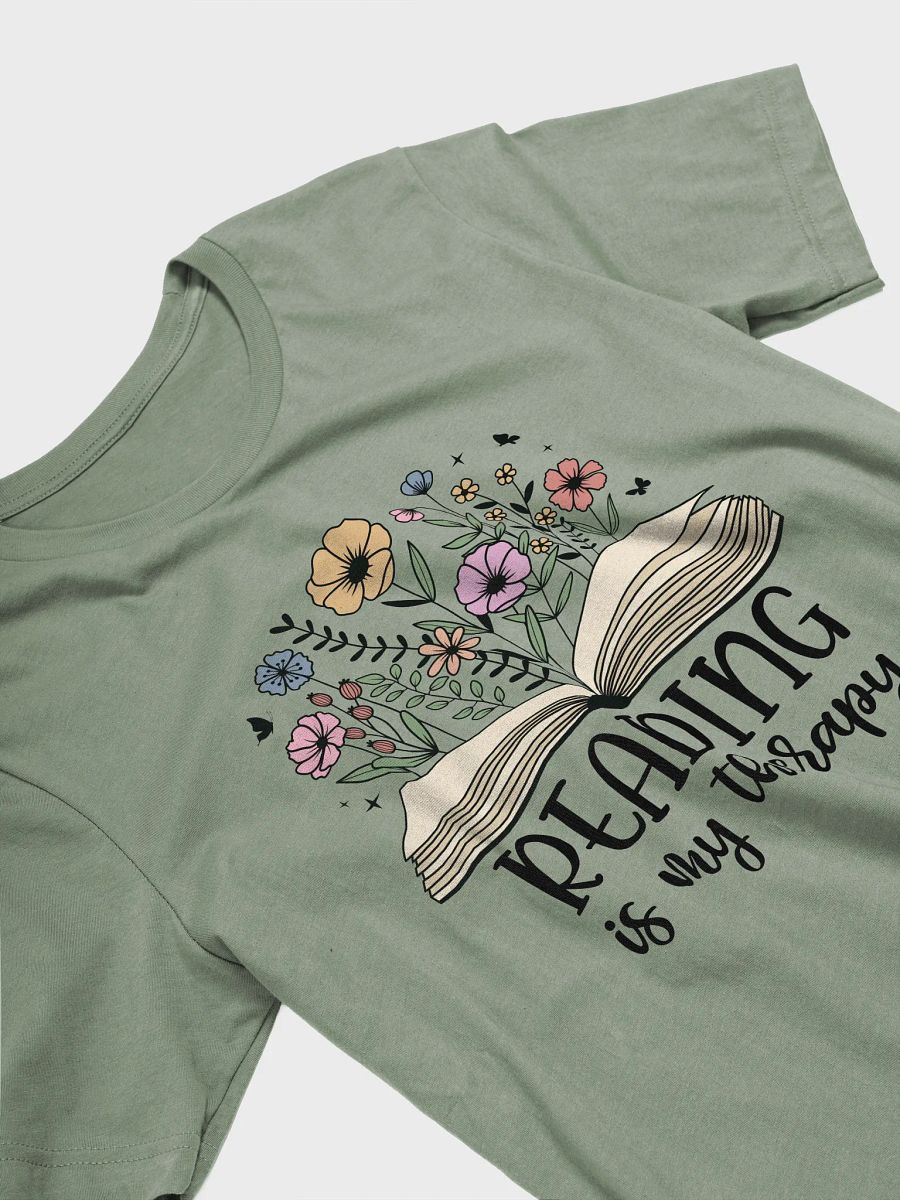 Reading Is My Therapy Shirt product image (2)