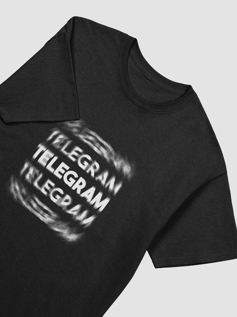 Camiseta TELEGRAM con texto borroso blanco product image (4)