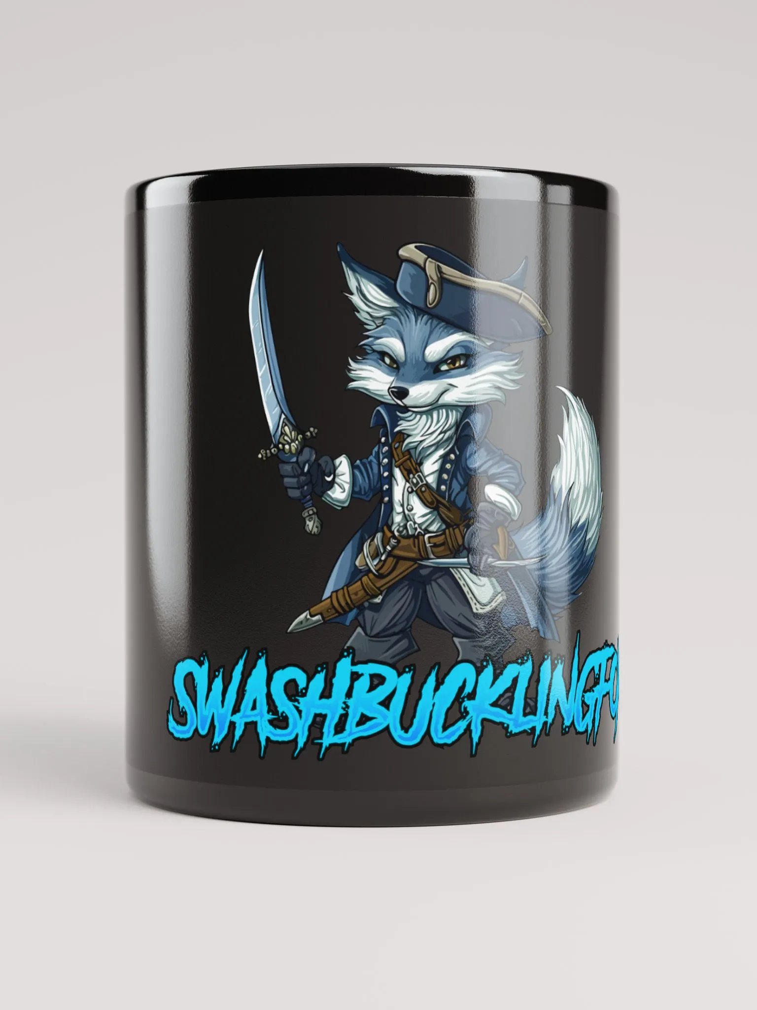 Swashbucklingfox Black Mug product image (9)