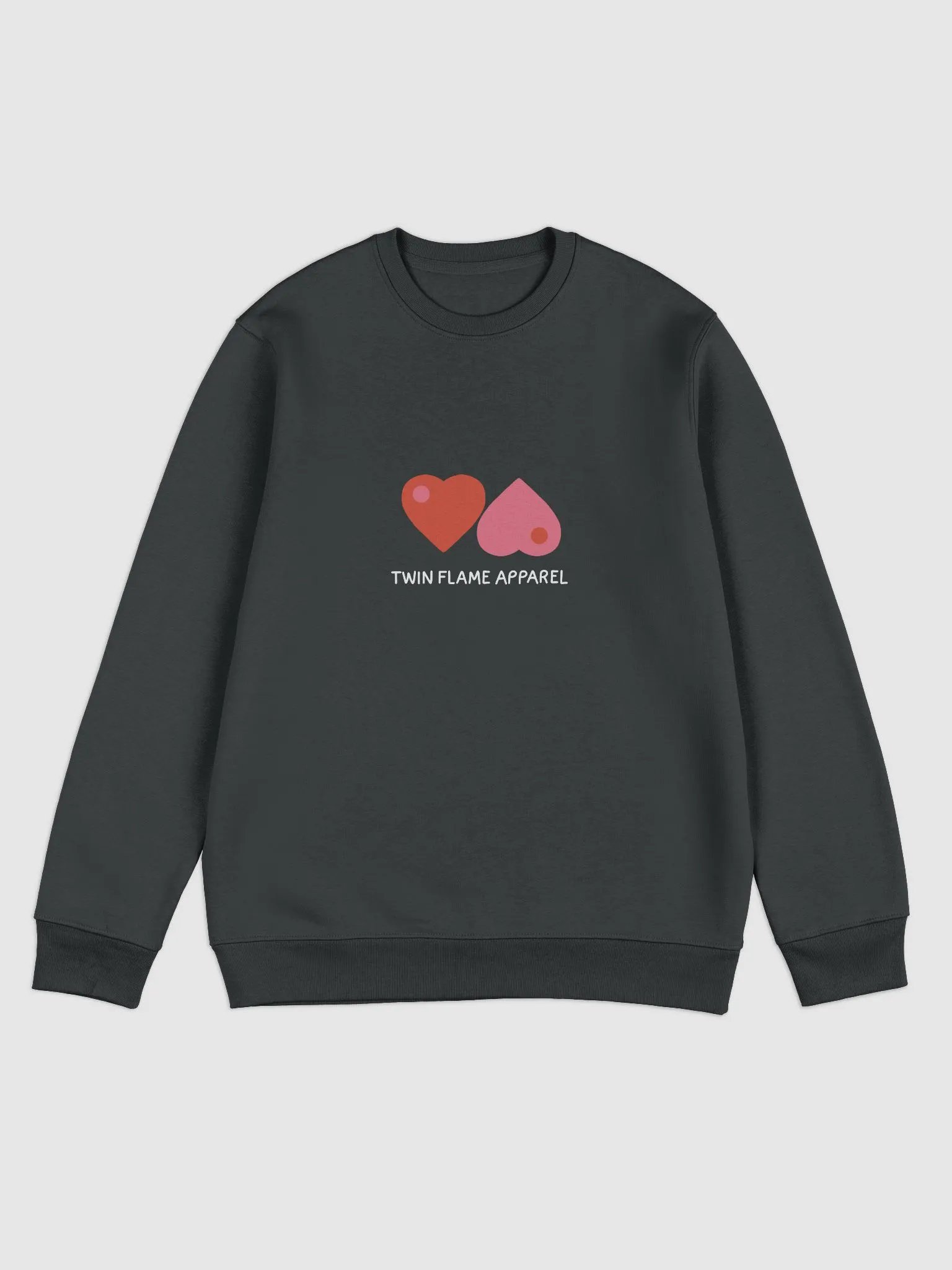 'Yin-Yang Heart' Organic Cotton Eco Sweatshirt product image (1)