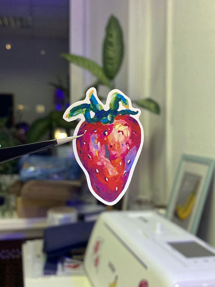 Strawberry 2 sticker product image (1)