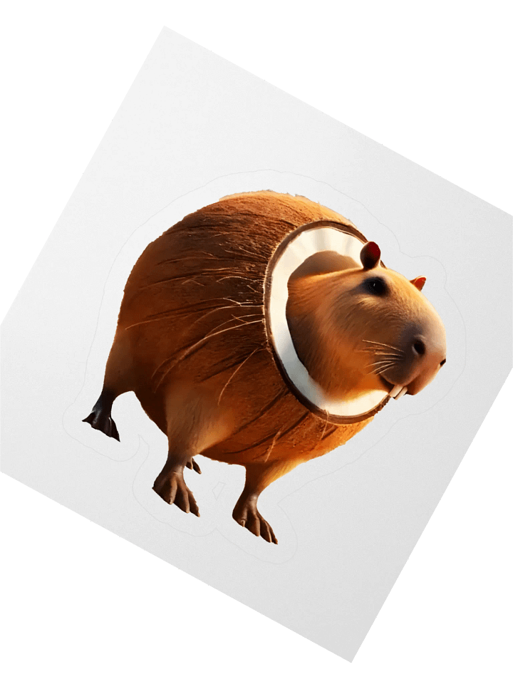 Capibarello Cocossini Sticker product image (7)