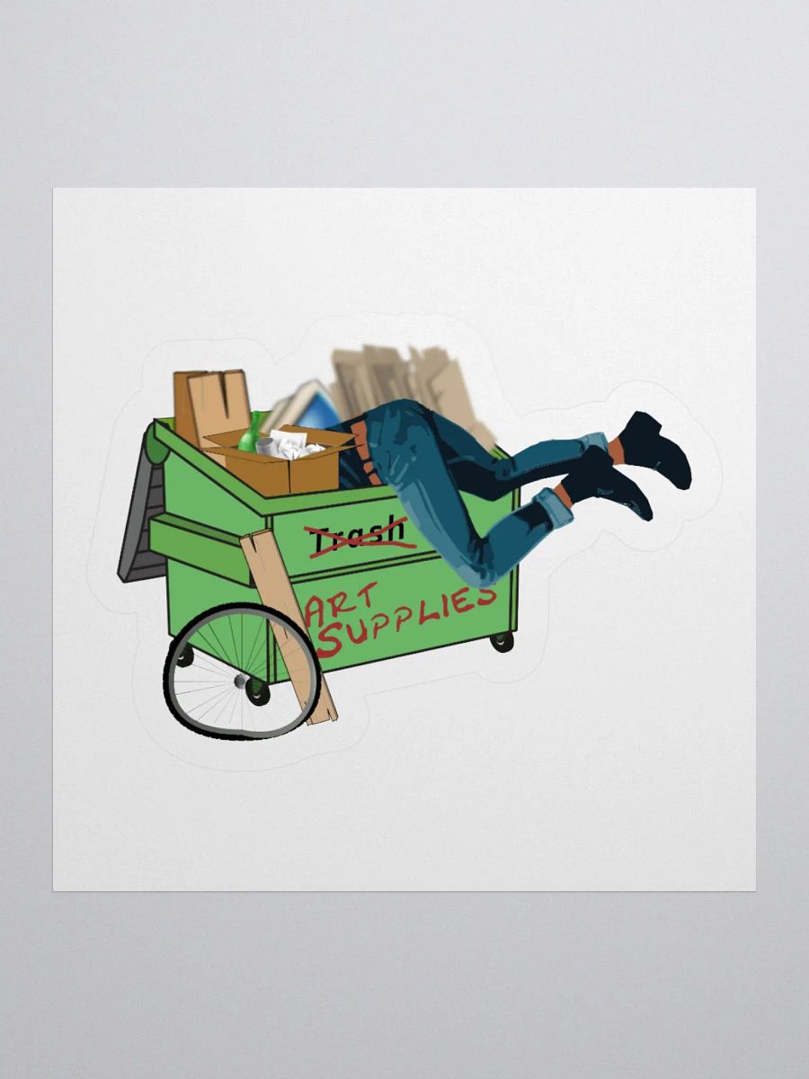 It's Not Trash It's Art Supplies Sticker product image (5)