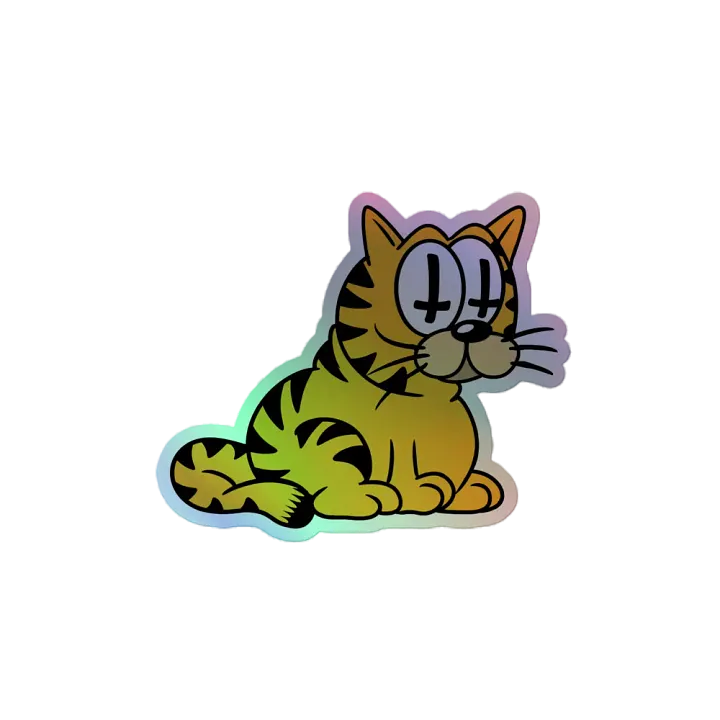 Startle Cat-Holographic Sticker product image (2)