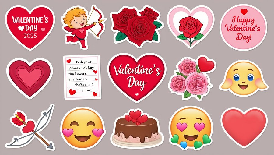 Valentine's Day 2025 Sticker Pack product image (4)