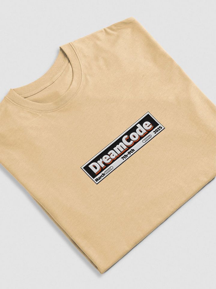 DreamCode 2025 Embroidered Chest Tee product image (1)
