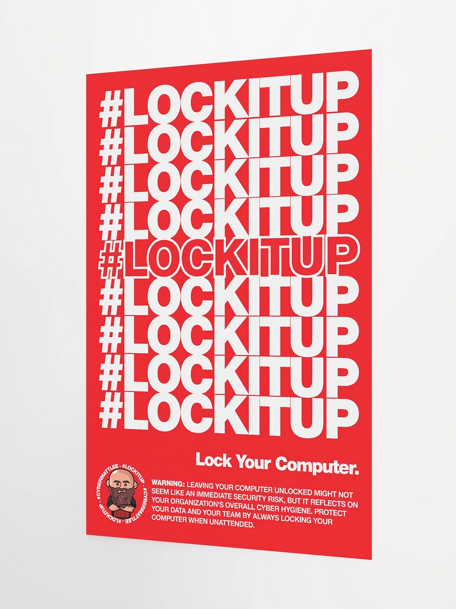 #LOCKITUP - Poster (Red) product image (3)